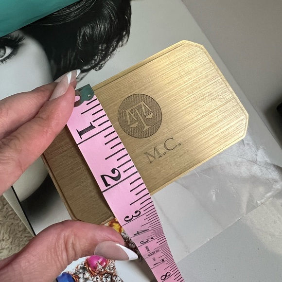 Tiffany & Co. Brass Quartz Desk Clock Battery Operated Made in Germany - Picture 15 of 16